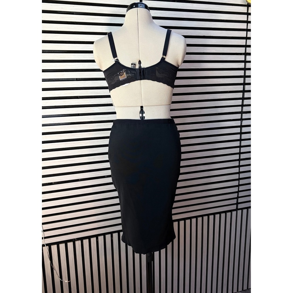 3.1 Phillip Lim Black Textured Knit Couture Midi Skirt Elegant Timeless - Picture 5 of 9